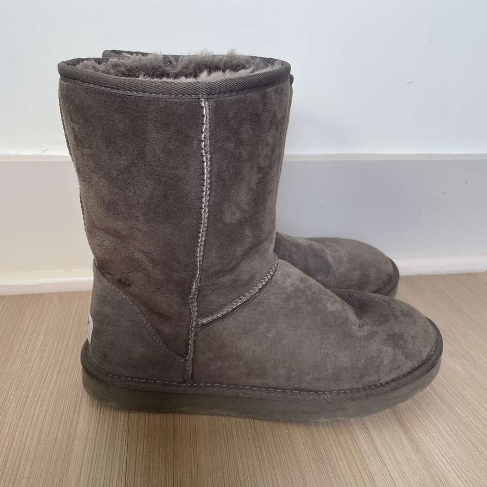 Gray UGG Classic Women’s Short Boots